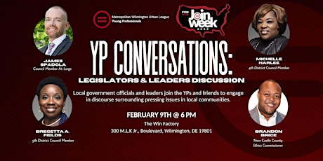 MWULYP Join Week: YP Conversations Legislators Roundtable