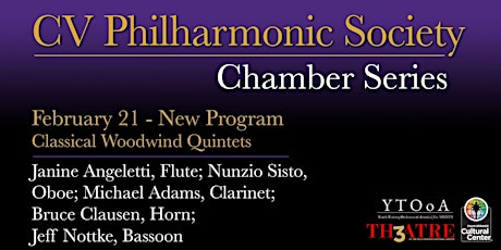 CV Philharmonic Society Chamber Series -February 21, 2023