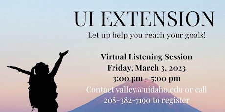 Valley / Adams University of Idaho Extension Listening Session