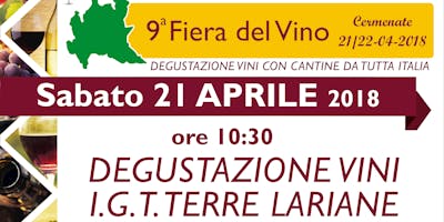 Degustazione Vini I.G.T. Terre Lariane - Fiera del Vino 2018 Degustazione Vini I.G.T. Terre Lariane - Fiera del Vino 2018