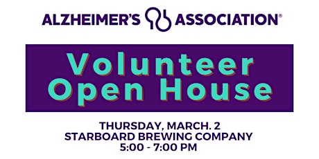 Alzheimer's Association Volunteer Open House