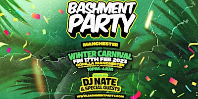 Bashment Party Manchester - Winter Carnival