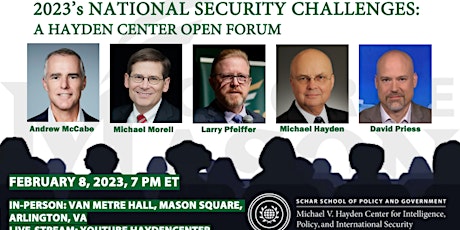 2023's National Security Challenges: Open Forum (In-person Ticket)