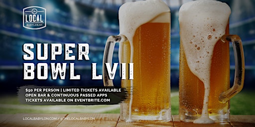 Super Bowl LVII: Open Bar Party