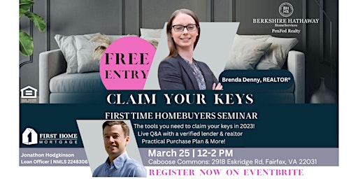 Limited FREE Tickets! Claim Your Keys: HOMEBUYER Q+A