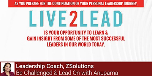 Online Leadership Summit: Live2Lead & Mastermind with Anupama_ZNDKIN