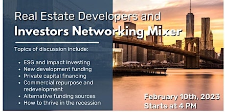 REEN Developers & Investors networking mixer