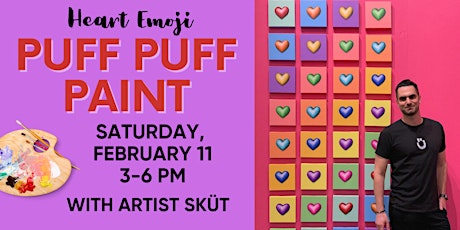 Puff Puff Paint with artist Sküt @ The Studio Cannabis Lounge