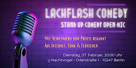 Lachflash Comedy - Comedy Show in Friedrichshain