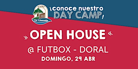 Camp La Llanada DORAL DAY CAMP OPEN HOUSE - 11:45am  primärbild
