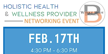 Holistic Health & Wellness Provider Networking Event - Plano