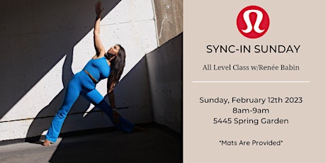 Sync In Sunday: All Levels Yoga w/ Renée Babin