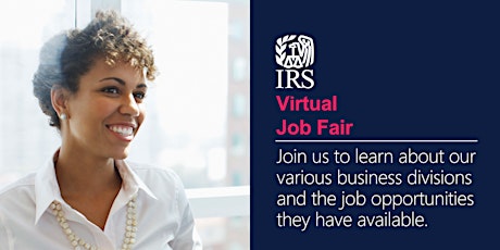 IRS Virtual Job Fair Featuring Variety of Business Divisions