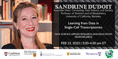 Data Science Applied Research and Education Seminar: Sandrine Dudoit