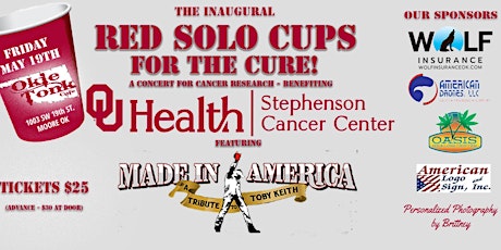 Red Solo Cups For The Cure! w/Made In America - A Tribute To Toby Keith