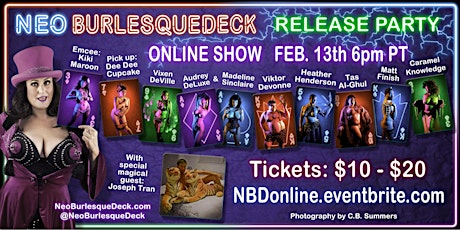Neo Burlesque Deck Release Party ONLINE