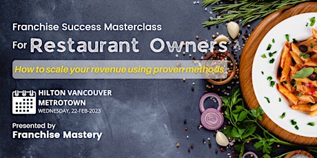 Franchise Success Masterclass: Scale Your Restaurant Using Proven Methods