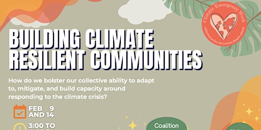 Building Climate Resilient Communities