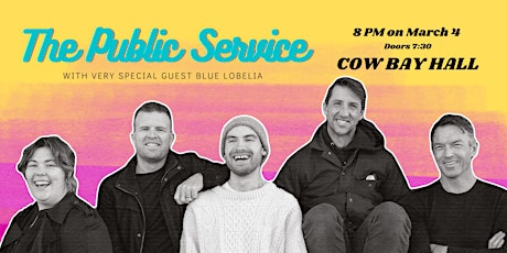 The Public Service - Live @ Cow Bay Hall