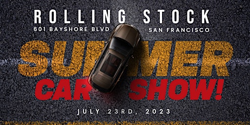 Hauptbild für Rolling Stock's 2023 Summer Car Show!