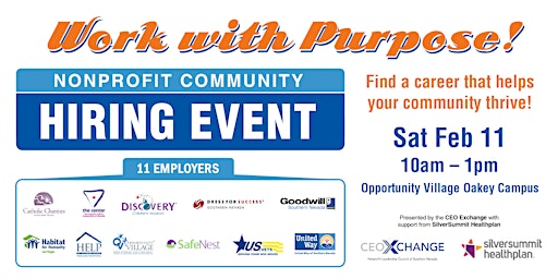 Work with Purpose! Hiring Event