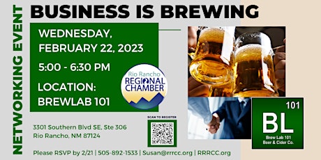 Business is Brewing - Networking Event