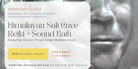 Salt Cave Therapy with Reiki & Cosmic Throat Singing