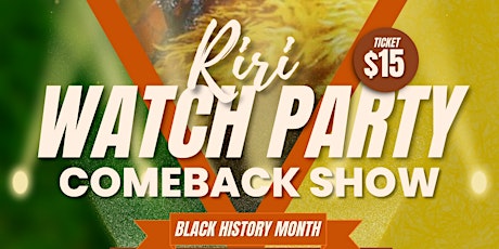 Watch Party: Comeback Show