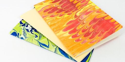 Mache dein eigenes Notizheft - handgeheftet & selbst marmorierter Umschlag