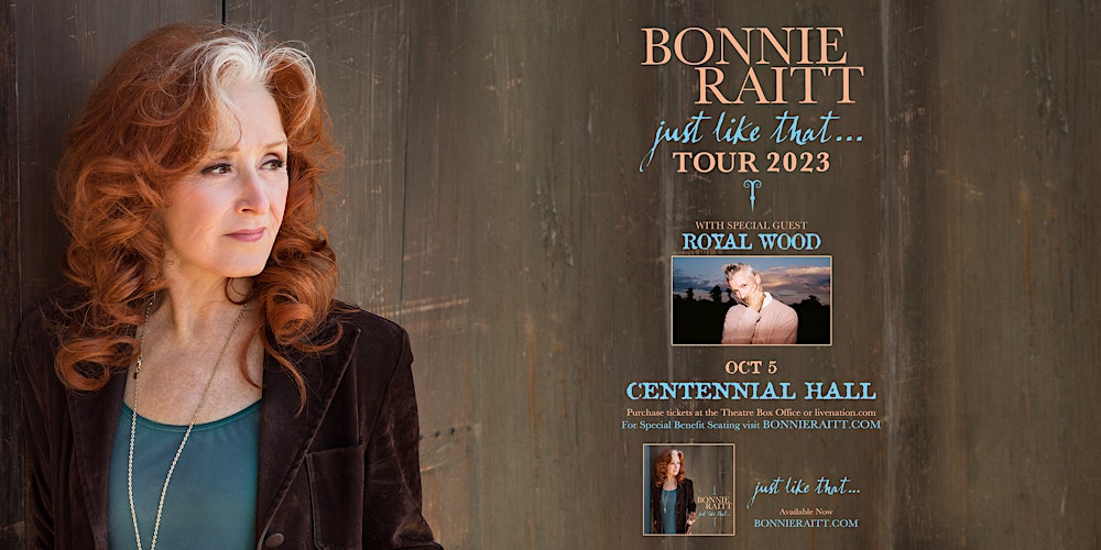 Bonnie Raitt Tickets, Thu, Oct 5, 2023 at 8:00 PM | Eventbrite