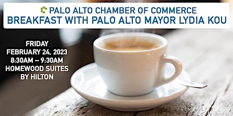 Chamber Breakfast with Palo Alto Mayor Lydia Kou