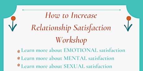 How to Increase Relationship Satisfaction