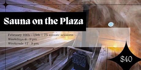 Sauna on the Plaza--in coordination with 612 Sauna Society