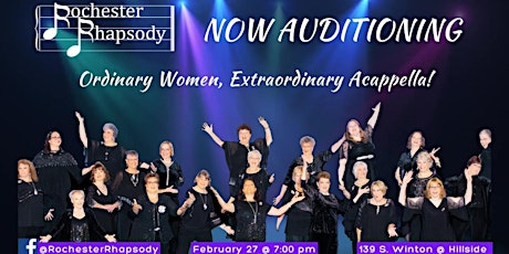 Rochester Rhapsody-Now Auditioning!