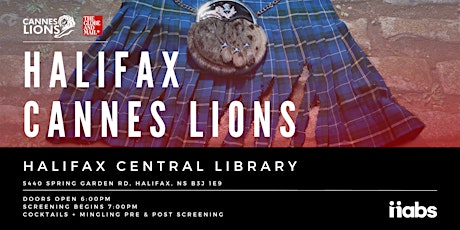 nabs Cannes Lions Screening Halifax primary image
