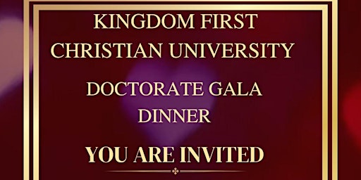 Kingdom First Christian University Doctorate Commencement Ceremony