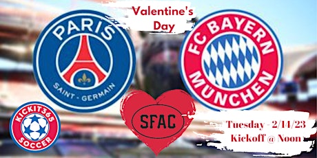 Watch Party - PSG vs Bayern - Valentine's Day