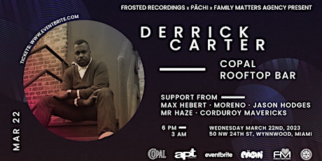 DERRICK CARTER at Copal Rooftop Miami Music Week 2023