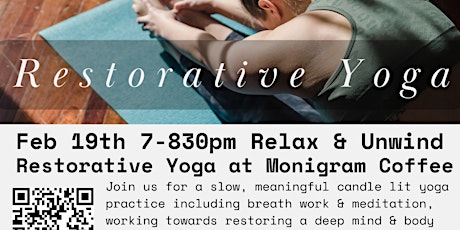 February 19th Restorative Yoga Workshop