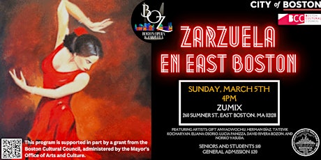 Zarzuela en East Boston  -  A Hispanic Lyric Opera Concert