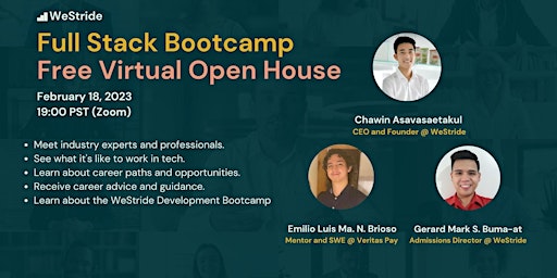 Open House: Full-Stack Stack Development Bootcamp