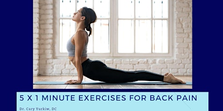 5 x 1 minute exercises for Back Pain Relief