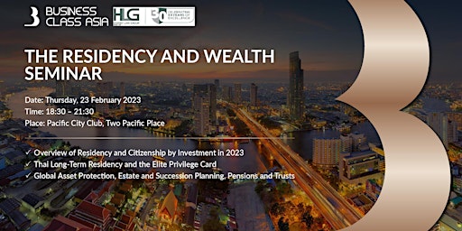 The Residency & Wealth seminar