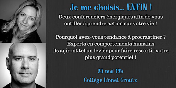 JE ME CHOISIS...ENFIN!