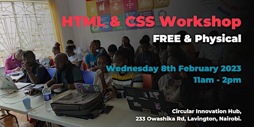 FREE Physical Workshop for HTML & CSS for High School Leavers
