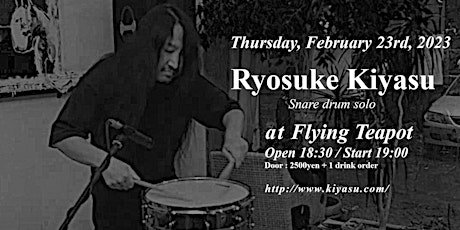 Ryosuke Kiyasu snare drum solo