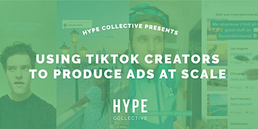 Using TikTok creators to produce ads at scale