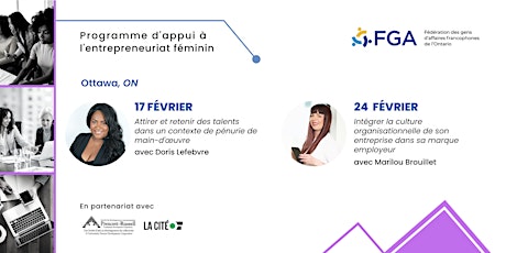 Programme d'appui à l'entrepreneuriat féminin- Repenser sa marque employeur