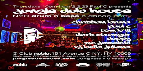 Jungle Dub House: NYC DnB and Dance party
