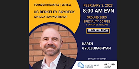 Founder Breakfast: UC Berkeley SkyDeck Application Workshop